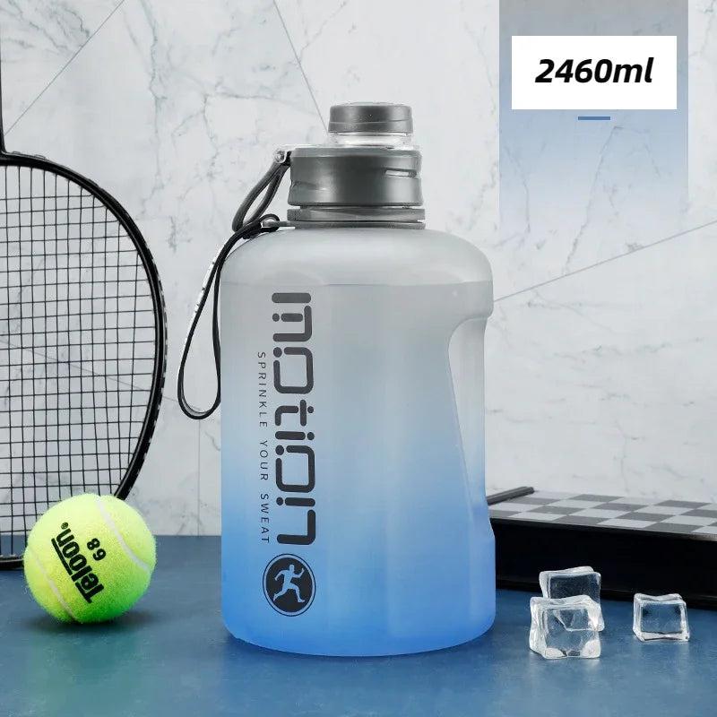 Apex Ritual – 2L Sports Water Bottle with Straw – Large Capacity Fitness Drinking Bottle with Scale
