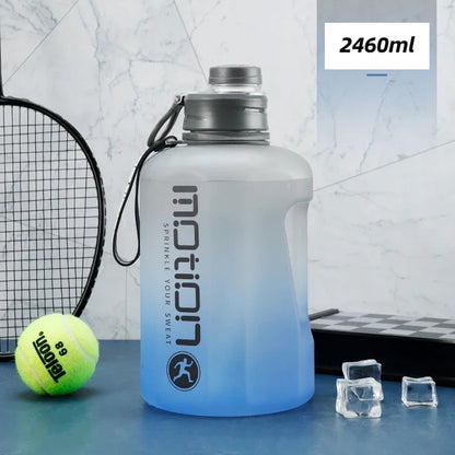 Apex Ritual – 2L Sports Water Bottle with Straw – Large Capacity Fitness Drinking Bottle with Scale