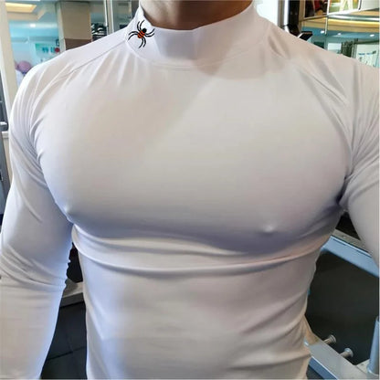 Apex Ritual – Men's Long Sleeve Compression Running T-Shirt – Quick-Dry Bodybuilding Fitness Top