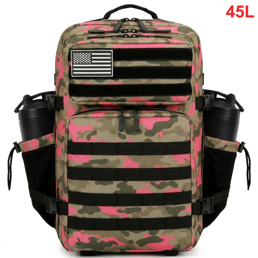 Apex Ritual 45L Tactical Backpack – Waterproof Sports, Travel & Hiking Rucksack