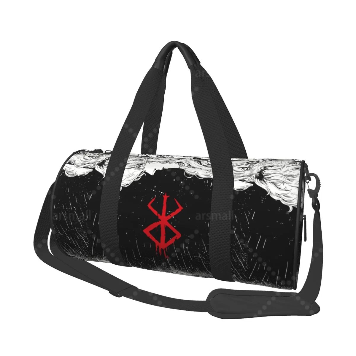Apex Ritual – Anime Print Round Duffel Bag – Durable Outdoor Yoga Fitness & Travel Duffle Bag