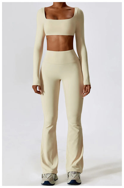 Apex Ritual – Yoga Set 2PCS Seamless Women Sportswear – Gym Legging Fitness Bra Crop Top
