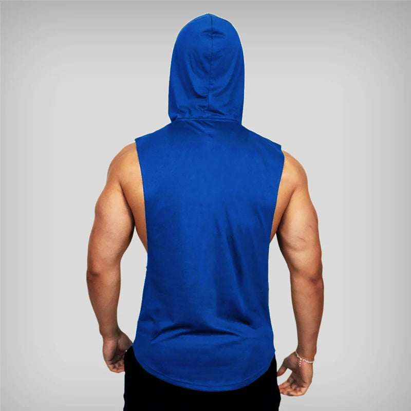 APEX RITUAL Hooded Training Cutoff – Sleeveless Performance Hoodie