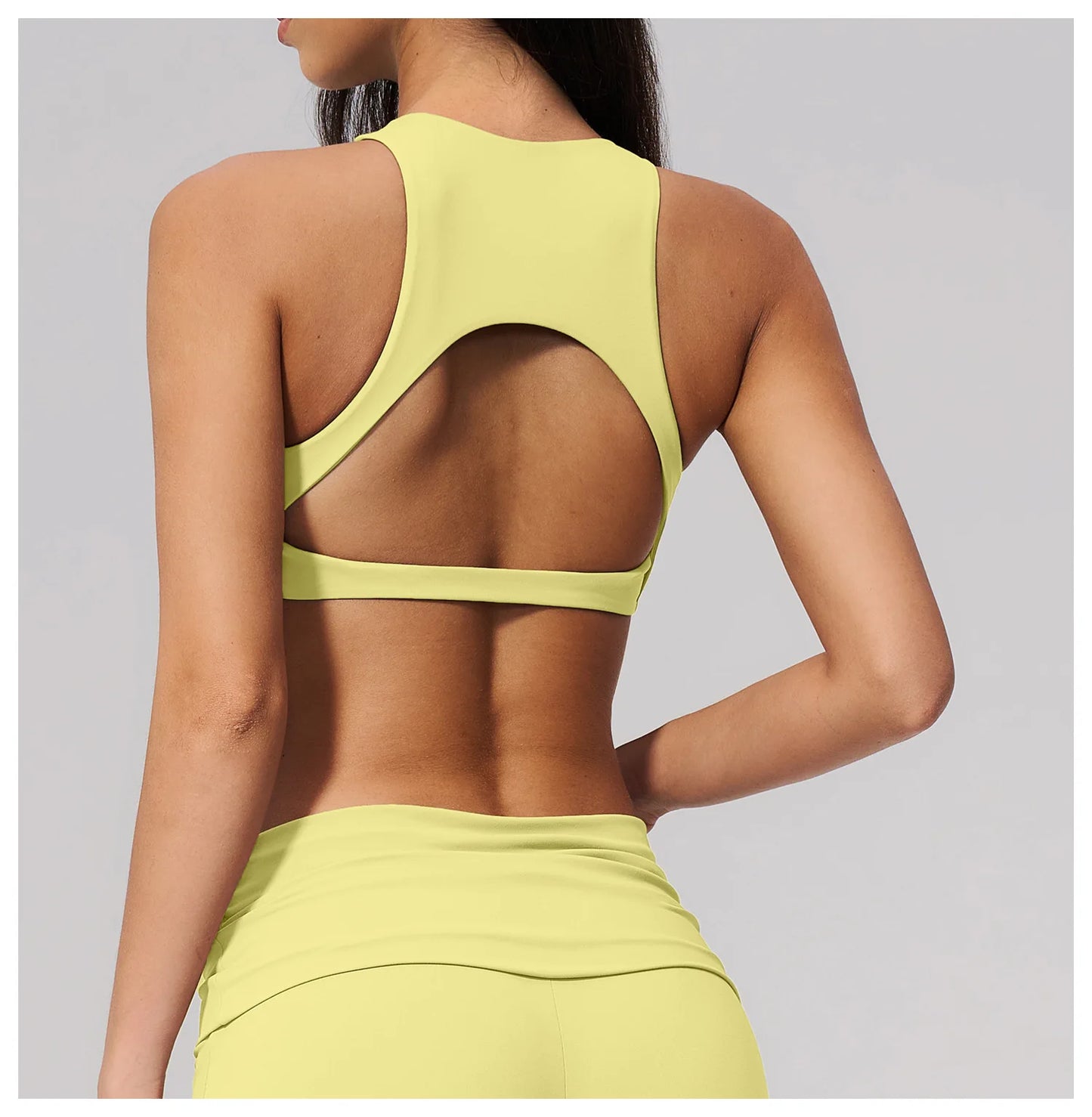 Apex Ritual – Hollow Back Sports Bra Women – Push Up Quick-Dry Fitness Yoga Underwear