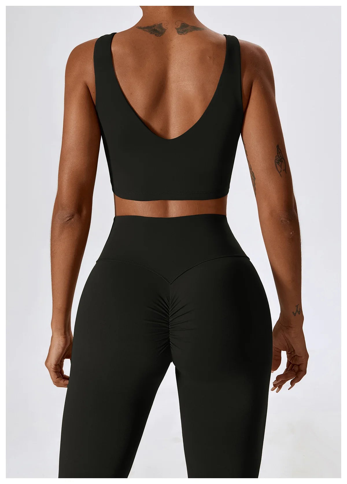 Apex Ritual – Yoga Set 2PCS Seamless Women Sportswear – Gym Legging Fitness Bra Crop Top