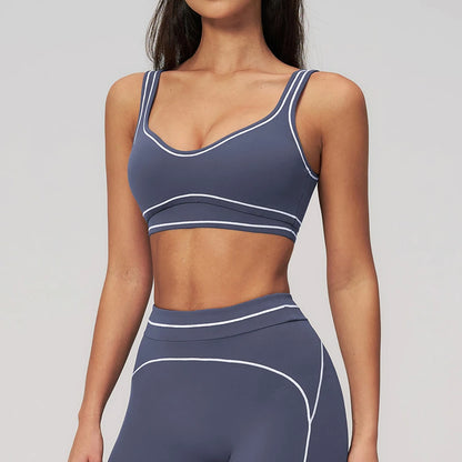 Apex Ritual – Breathable Sports Bra Women – Shockproof Push Up Gym Crop Top Summer Yoga Bra