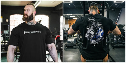 Apex Ritual – Oversized Gym T-Shirt – Loose Breathable Bodybuilding Fitness Tee
