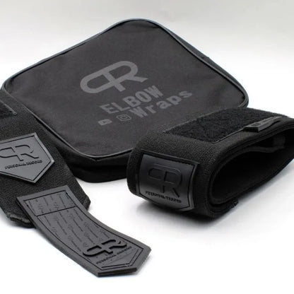 Apex Ritual – Elbow Wraps Fitness Straps – Gym Weightlifting Crossfit Deadlift Brace Bands (1 Pair)