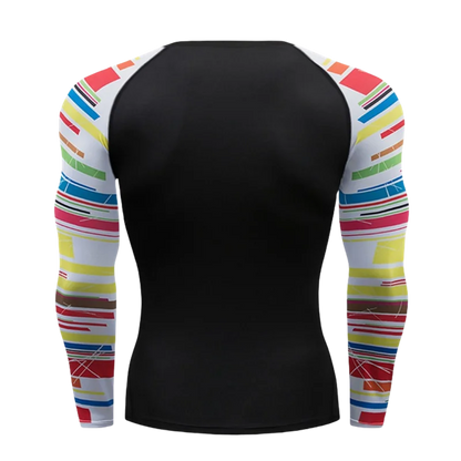 Apex Ritual – MMA Long Sleeve Rashguard – BJJ Muay Thai Compression Shirt Gym Boxing Jersey