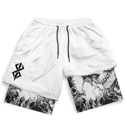 Apex Ritual – Men's 2-in-1 Training Shorts – Quick-Dry Double-Layered Gym Running Shorts
