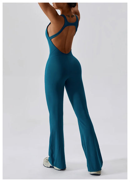 Apex Ritual – Women's One-Piece Gym Jumpsuit – Stretch Sports Bodysuit