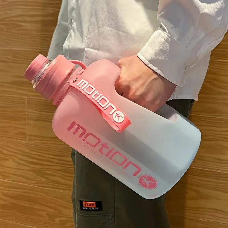 Apex Ritual – 2L Sports Water Bottle with Straw – Large Capacity Fitness Drinking Bottle with Scale