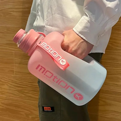 Apex Ritual – 2L Sports Water Bottle with Straw – Large Capacity Fitness Drinking Bottle with Scale