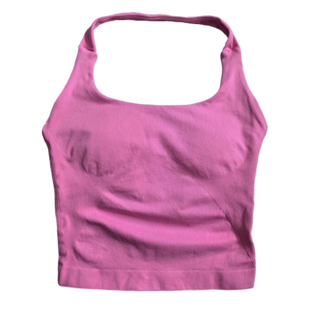 APEX RITUAL Women's Strappy Training Bra – Padded Seamless Support