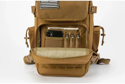 Apex Ritual – Tactical Molle Backpack 25L/45L – Military-Style Gym & Outdoor Hiking Rucksack