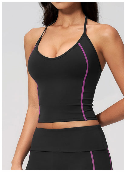Apex Ritual – High Elastic Yoga Tank Top Women – Sports Vest Quick-Dry Workout Slim Gym Bra