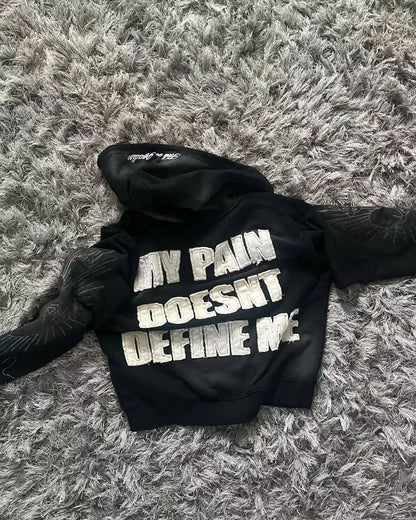 Apex Ritual Women's Zip Sweater – Y2K Embroidered Casual Sport Jacket