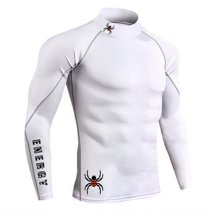 Apex Ritual – Men's Long Sleeve Compression Running T-Shirt – Quick-Dry Bodybuilding Fitness Top