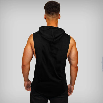APEX RITUAL Hooded Training Cutoff – Sleeveless Performance Hoodie