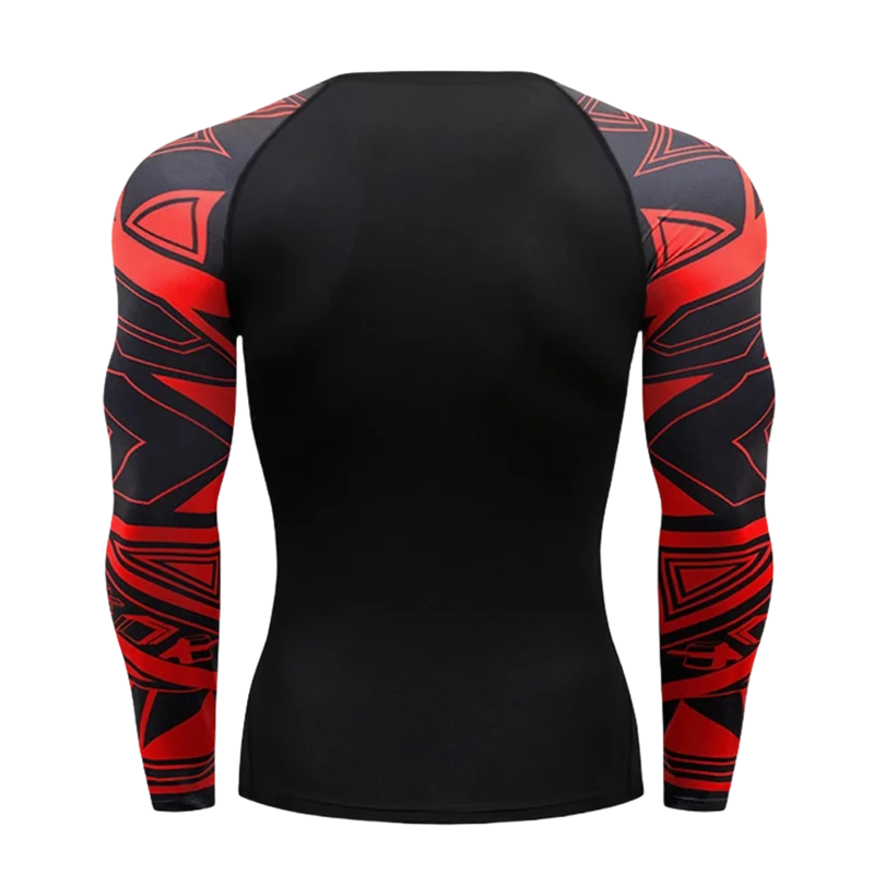 Apex Ritual – MMA Long Sleeve Rashguard – BJJ Muay Thai Compression Shirt Gym Boxing Jersey