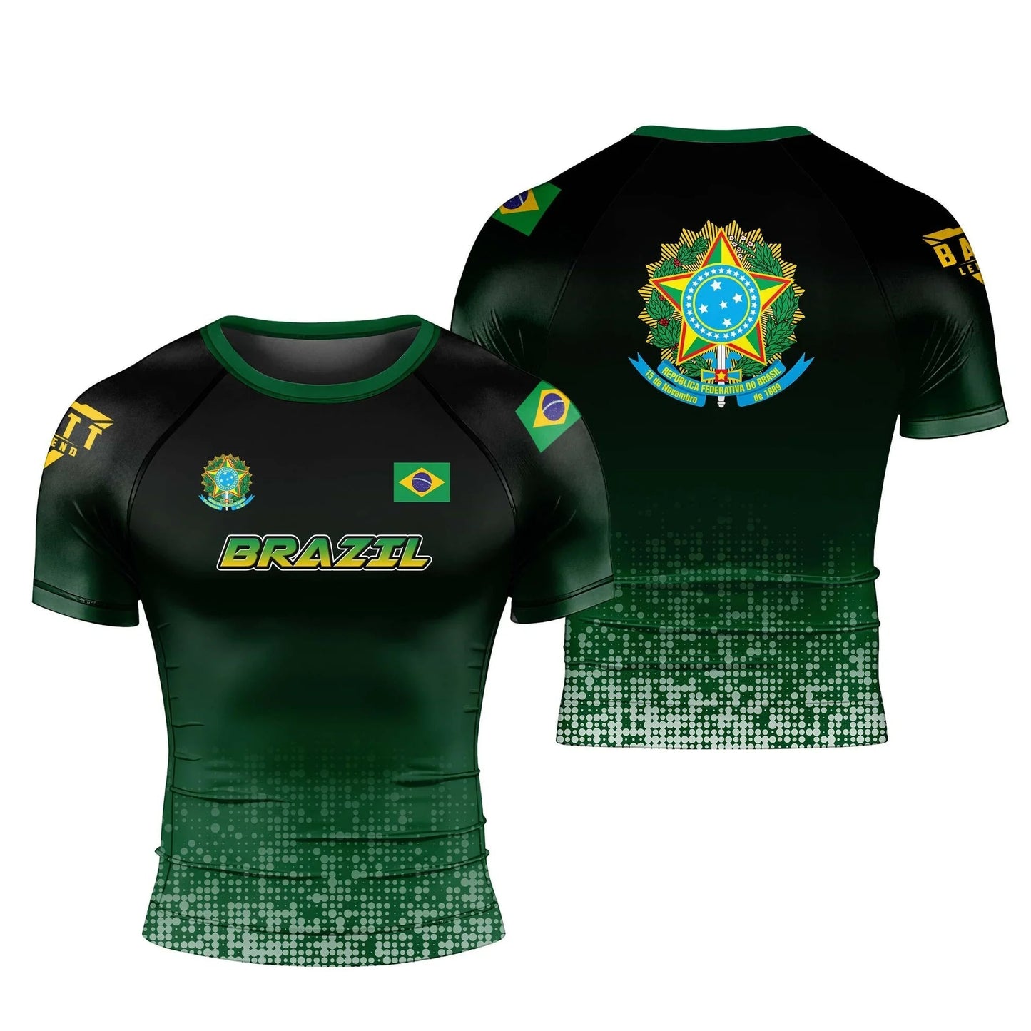 Apex Ritual – BJJ Quick-Dry T-Shirt – Brazilian Jiu-Jitsu Grappling Short Sleeve Sport Top