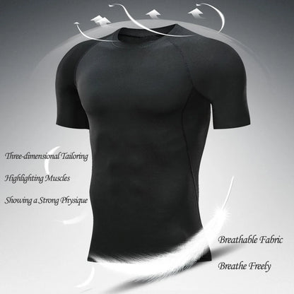Apex Ritual Men's Compression Set – 3D Print Rash Guard Top & Shorts