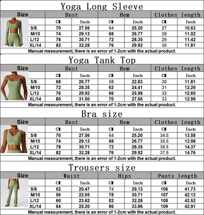 Apex Ritual – Yoga Set 2PCS Seamless Women Sportswear – Gym Legging Fitness Bra Crop Top