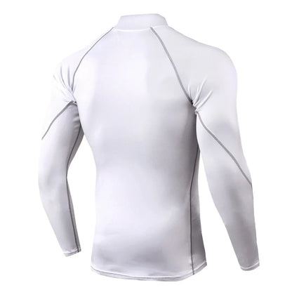 Apex Ritual – Men's Long Sleeve Compression Running T-Shirt – Quick-Dry Bodybuilding Fitness Top
