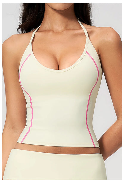 Apex Ritual – High Elastic Yoga Tank Top Women – Sports Vest Quick-Dry Workout Slim Gym Bra