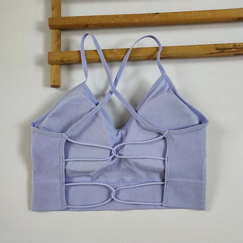 Apex Ritual – Women's Crossback Sports Bra – Removable Pads, Breathable Training Bra