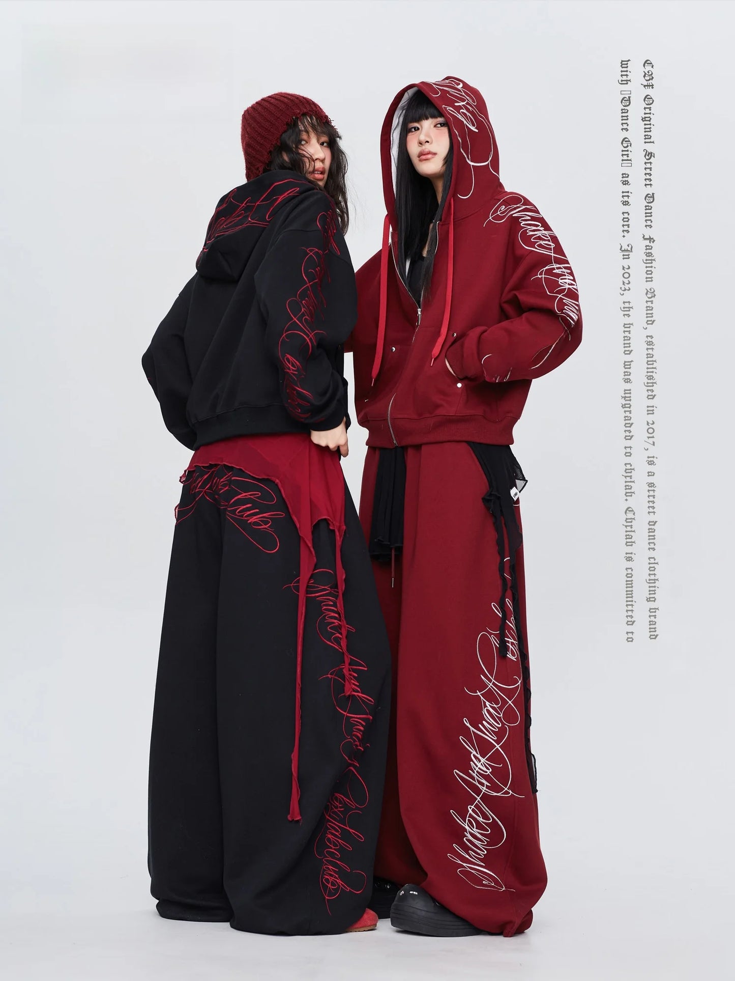 Apex Ritual – Gothic Thorn Body Set – Heavy Duty Hoodie & Sport Pants Women