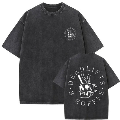 Apex Ritual – Anti Social Lifting Club Skeleton Gym Pump Cover T-Shirt – Funny Vintage Bodybuilding Tee