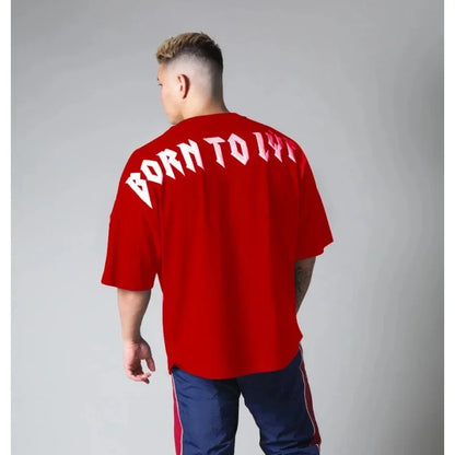 Apex Ritual – メンズ ゆったりフィット サマー スポーツ Tシャツ – フィットネス バスケットボール 半袖 韓国スタイル