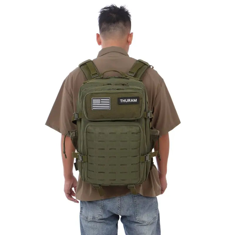 Apex Ritual – Tactical Molle Hunting Backpack 25L/50L – EDC Gym & Outdoor Hiking Rucksack with Bottle Holders