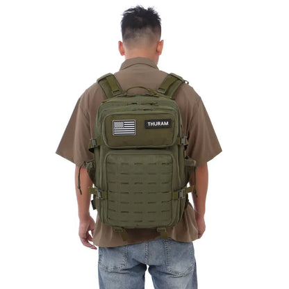 Apex Ritual – Tactical Molle Hunting Backpack 25L/50L – EDC Gym & Outdoor Hiking Rucksack with Bottle Holders