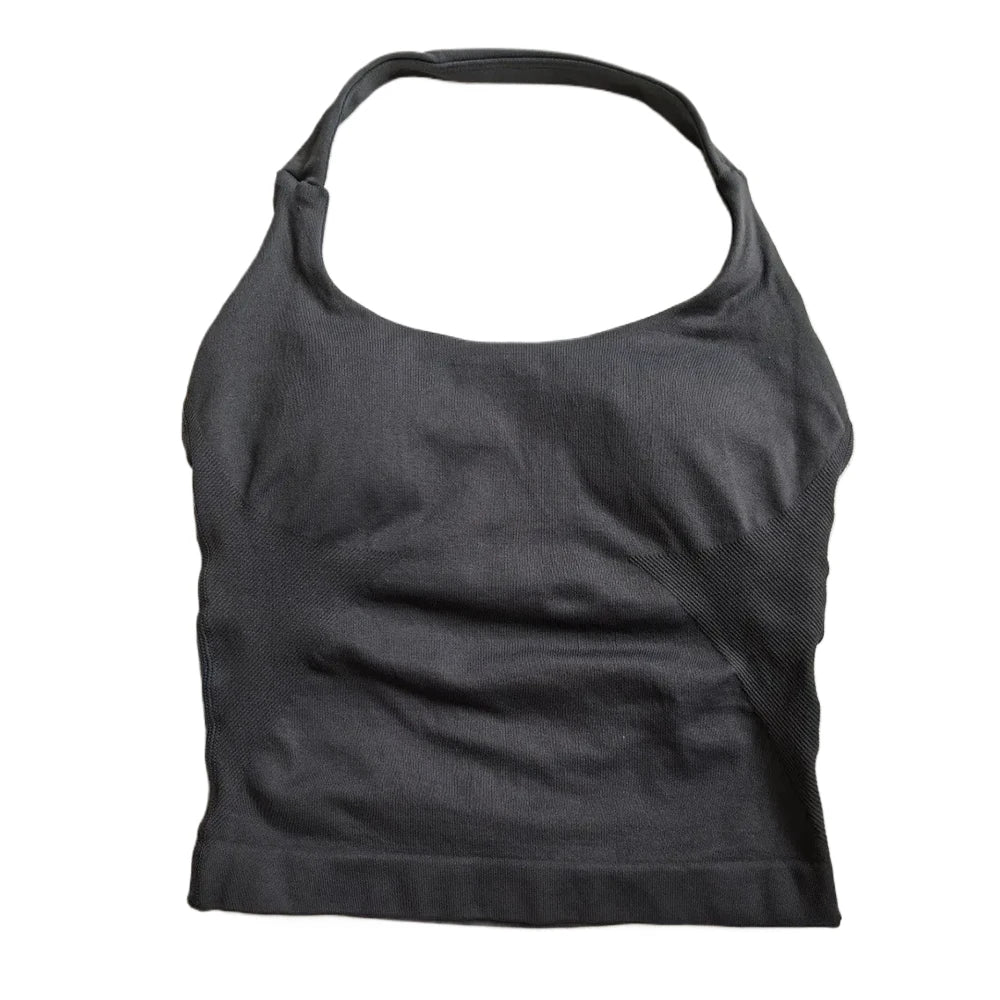 APEX RITUAL Women's Strappy Training Bra – Padded Seamless Support