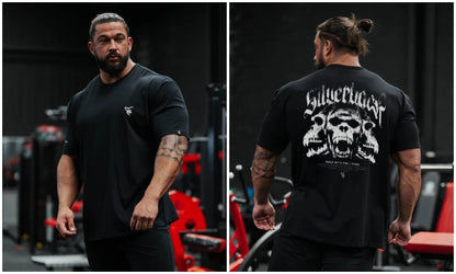 Apex Ritual – Oversized Gym T-Shirt – Loose Breathable Bodybuilding Fitness Tee