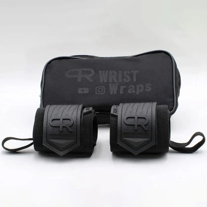 Apex Ritual – Fitness Wristbands Straps – Gym Powerlifting Wrist Brace Weightlifting Protector (1 Pair)
