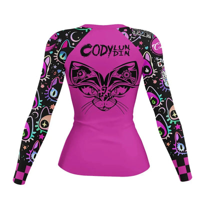 Apex Ritual – Women's MMA Rash Guard Set (4pcs) – Jiu-Jitsu Compression Sportswear with Shorts & Pants