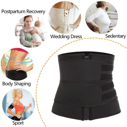 Apex Ritual – Waist Trimmer Training Belt – Adjustable Core & Sweat Support