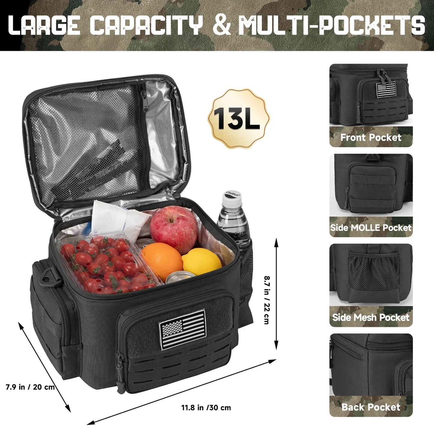 Apex Ritual 13L Insulated Cooler Backpack – Heavy-Duty Lunch & Camping Cooler