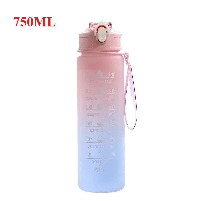 Apex Ritual – Motivational Sports Water Bottle 500ml–1000ml – Leak-Proof BPA-Free Gym Drinking Bottle
