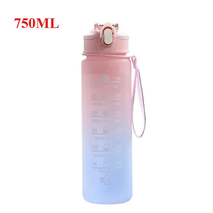 Apex Ritual – Motivational Sports Water Bottle 500ml–1000ml – Leak-Proof BPA-Free Gym Drinking Bottle