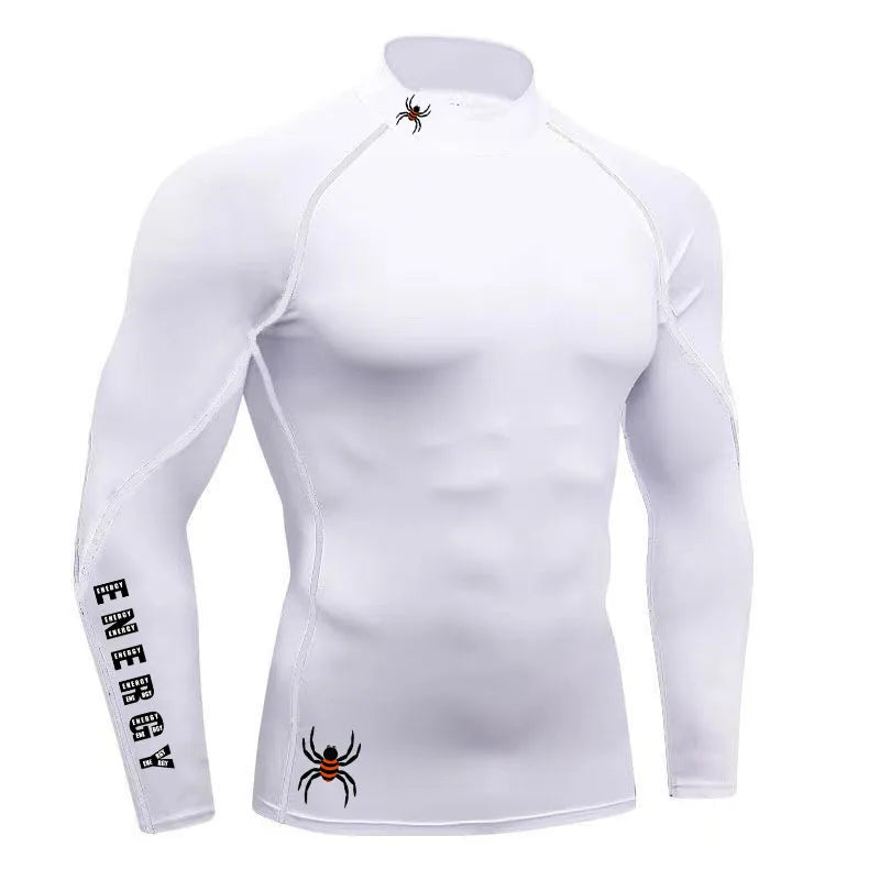 Apex Ritual – Men's Long Sleeve Compression Running T-Shirt – Quick-Dry Bodybuilding Fitness Top