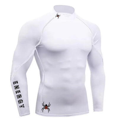 Apex Ritual – Men's Long Sleeve Compression Running T-Shirt – Quick-Dry Bodybuilding Fitness Top