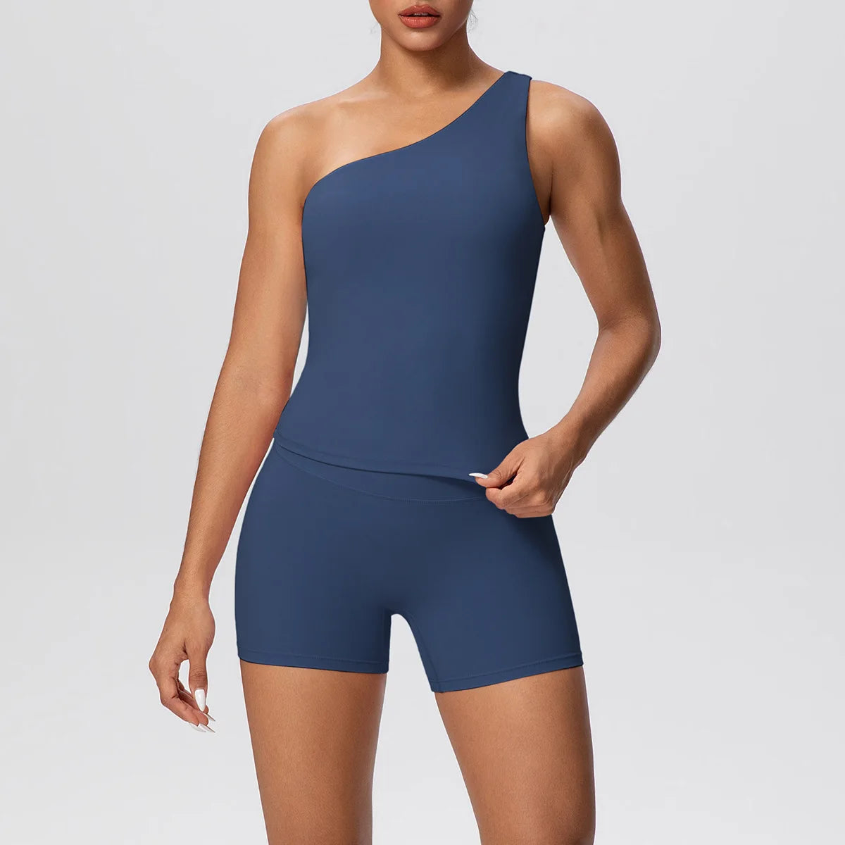 Apex Ritual Women's 2-Piece Sports Set – Push-Up Bra & Shorts