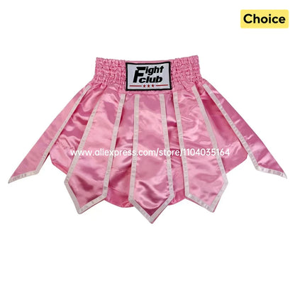 Apex Ritual – Women's Muay Thai Fight Shorts – Pink Gladiator Competition Kickboxing Pants