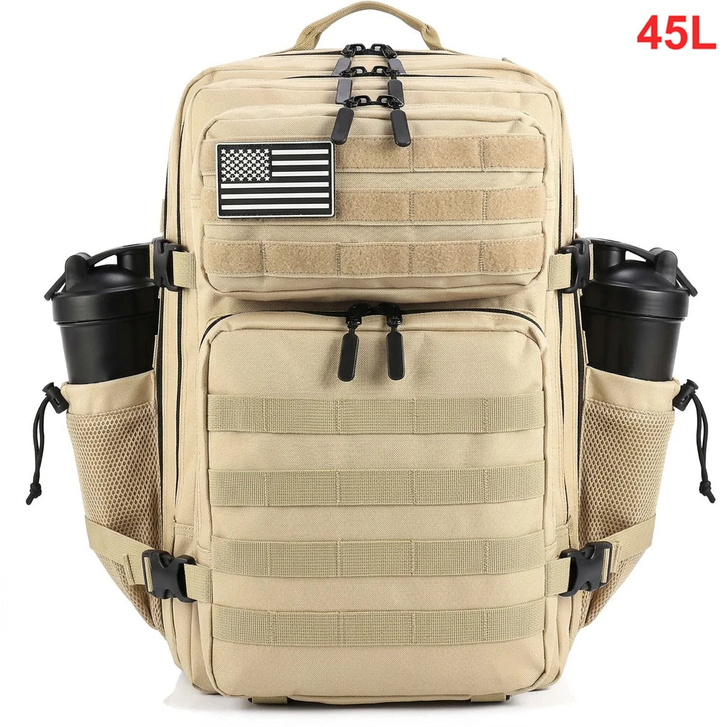 Apex Ritual 45L Tactical Backpack – Waterproof Sports, Travel & Hiking Rucksack