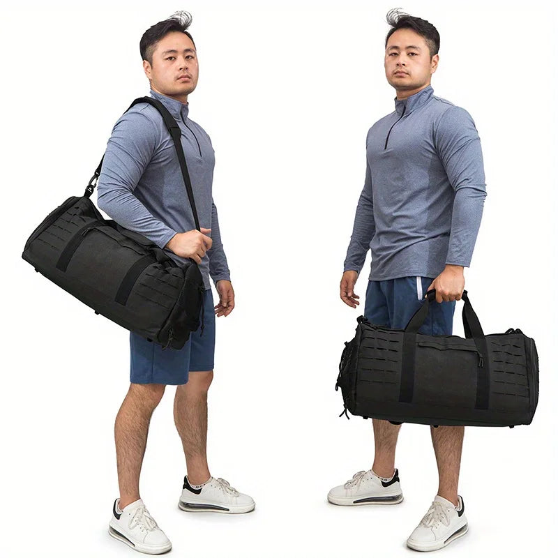 Apex Ritual 40L Gym Duffle Bag – Travel Sports Bag with Shoe Compartment