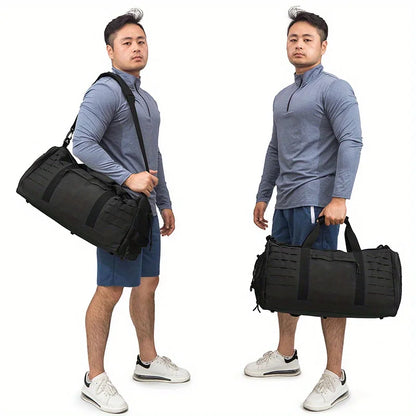 Apex Ritual 40L Gym Duffle Bag – Travel Sports Bag with Shoe Compartment